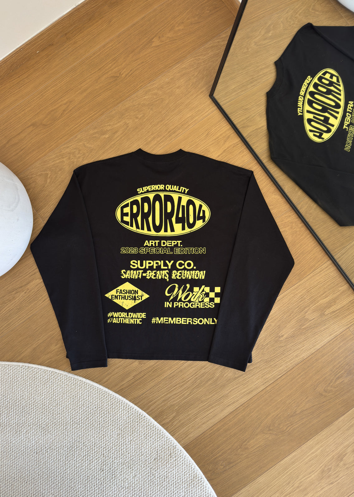 Long sleeve black and yellow